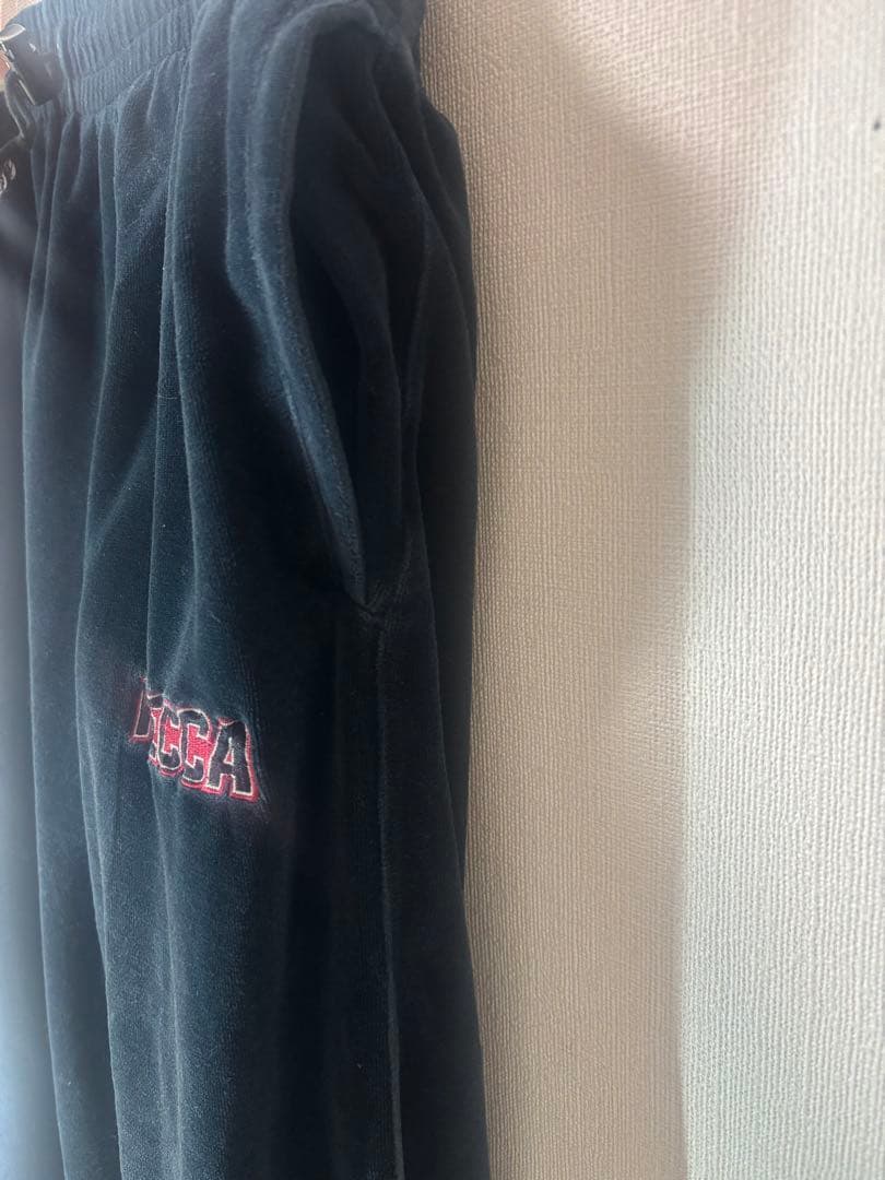 MECCA JEANS ベロアパンツ ブラック