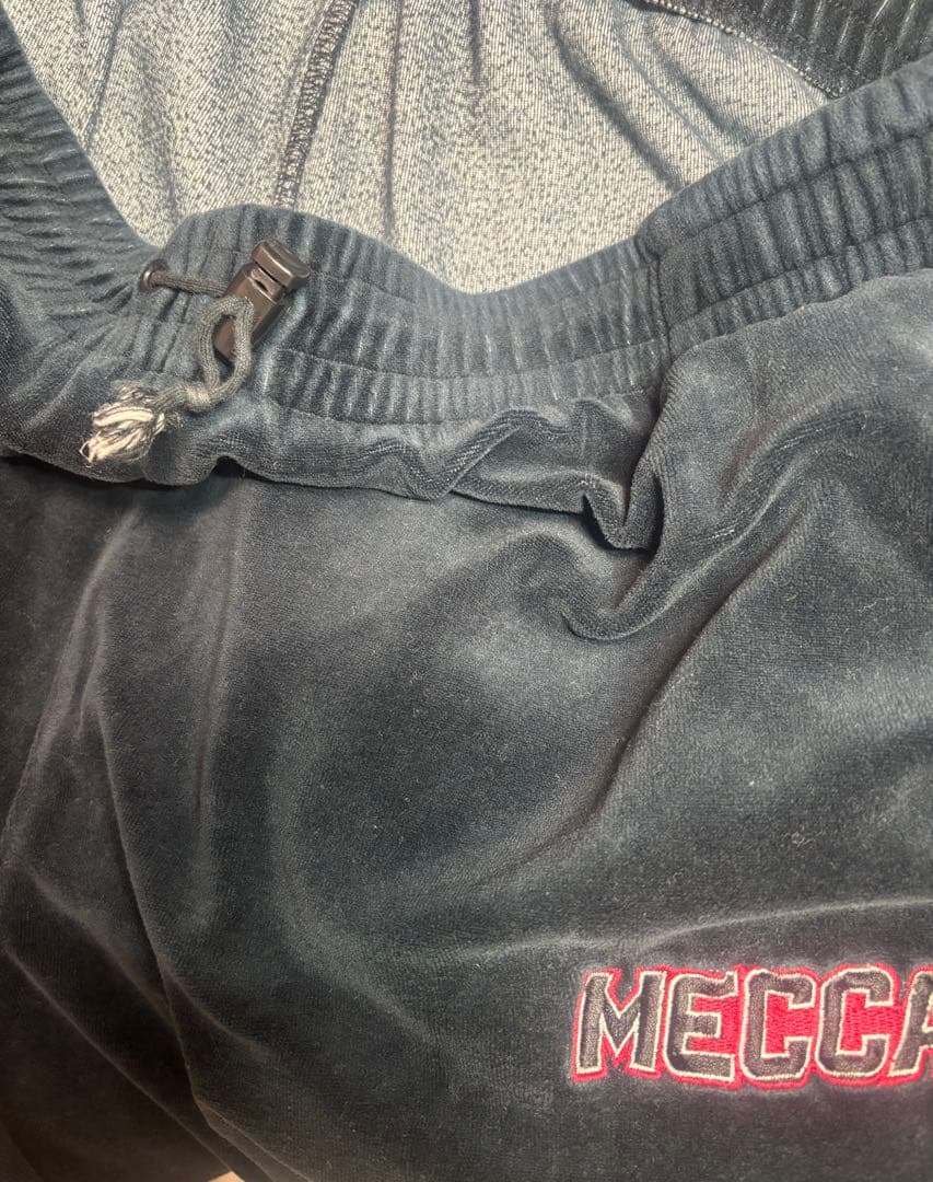MECCA JEANS ベロアパンツ ブラック