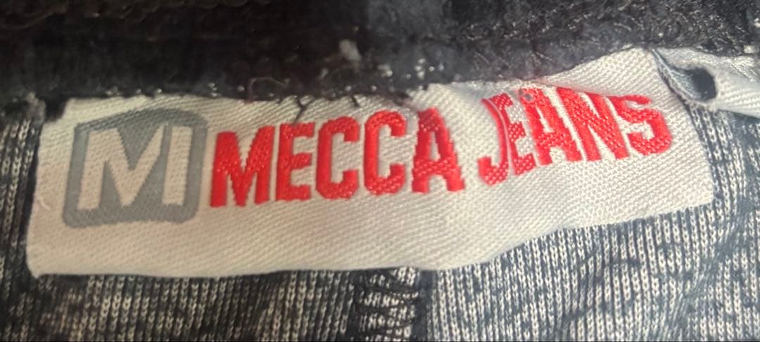 MECCA JEANS ベロアパンツ ブラック