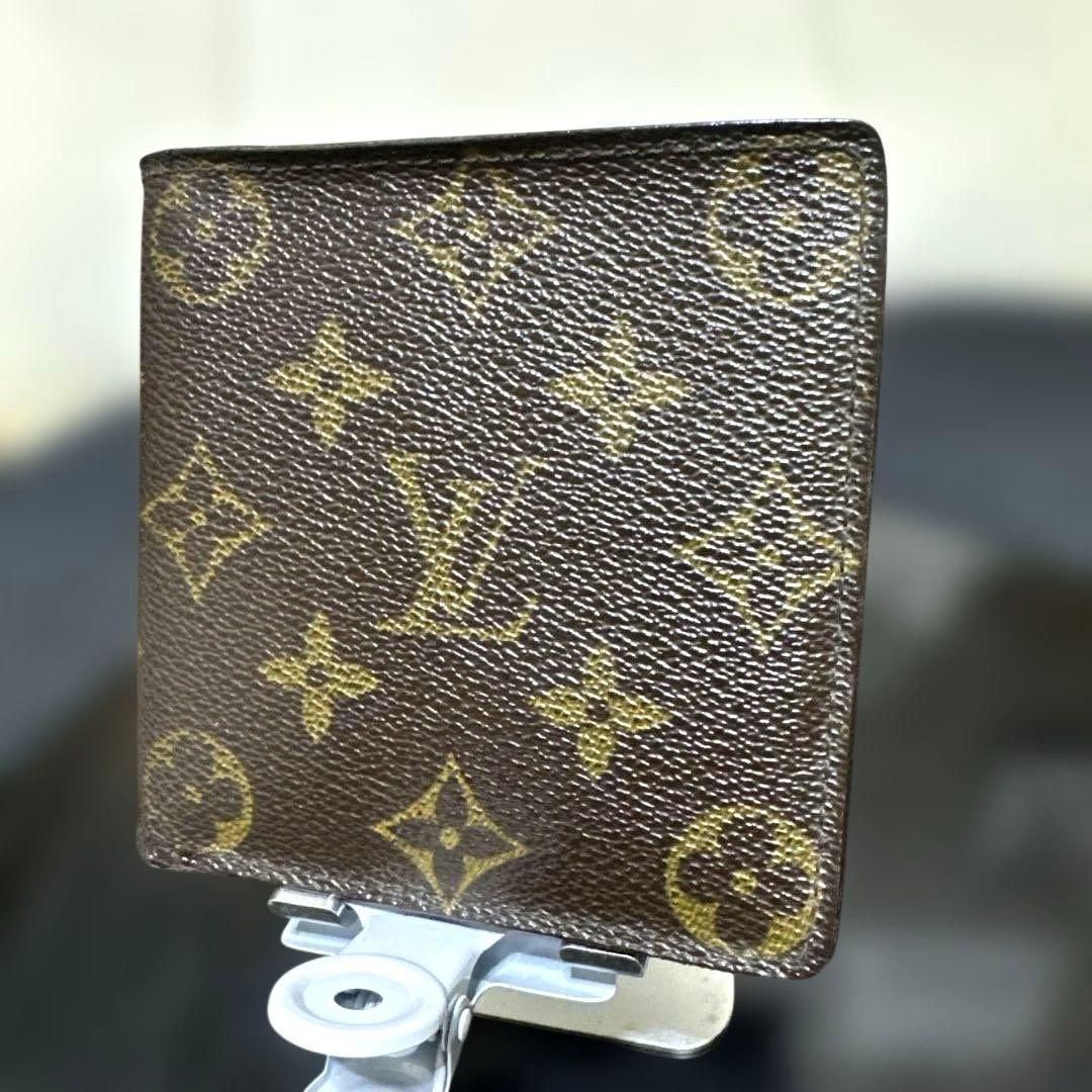 11☆優良品☆ モノグラム♪マルコ☆2つ折り財布★ポケットあり