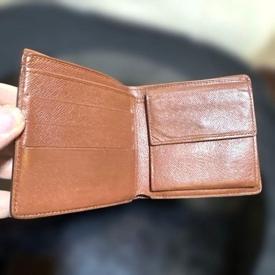 11☆優良品☆ モノグラム♪マルコ☆2つ折り財布★ポケットあり