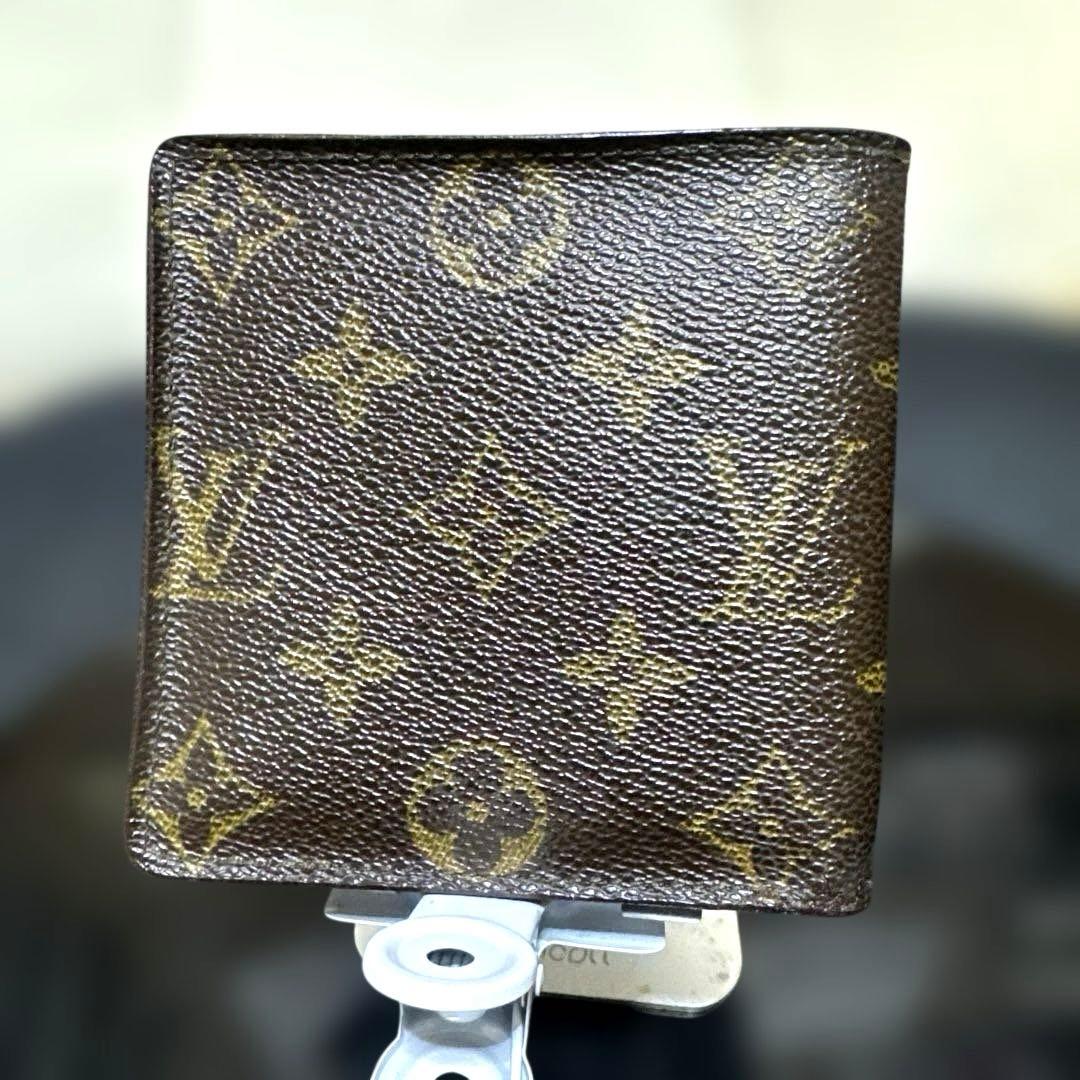 11☆優良品☆ モノグラム♪マルコ☆2つ折り財布★ポケットあり