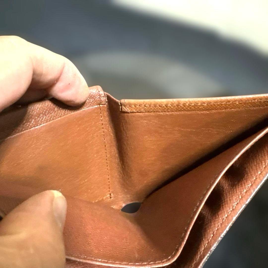 11☆優良品☆ モノグラム♪マルコ☆2つ折り財布★ポケットあり