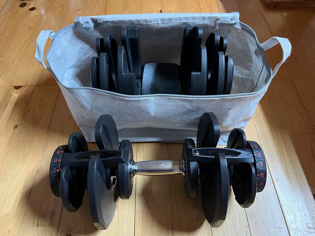 可変式ダンベル 5〜40kg 17段階 1set ①