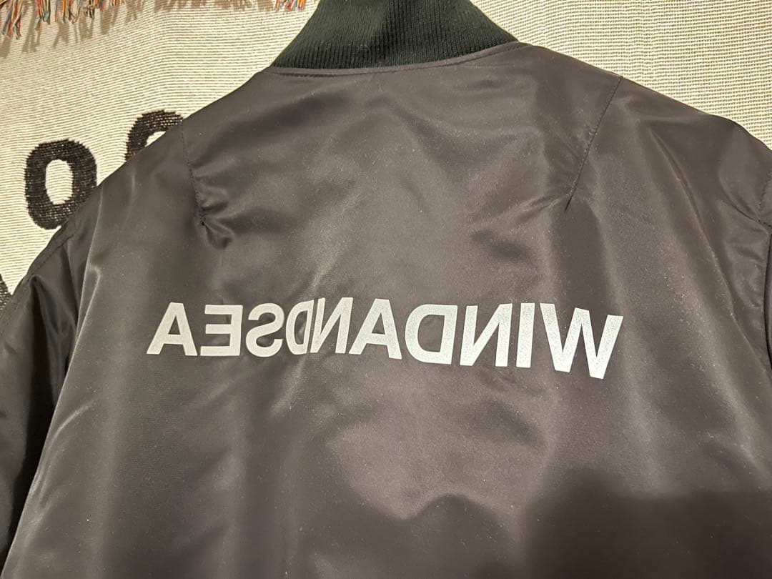 WIND AND SEA リバーシブル MA-1ジャケット