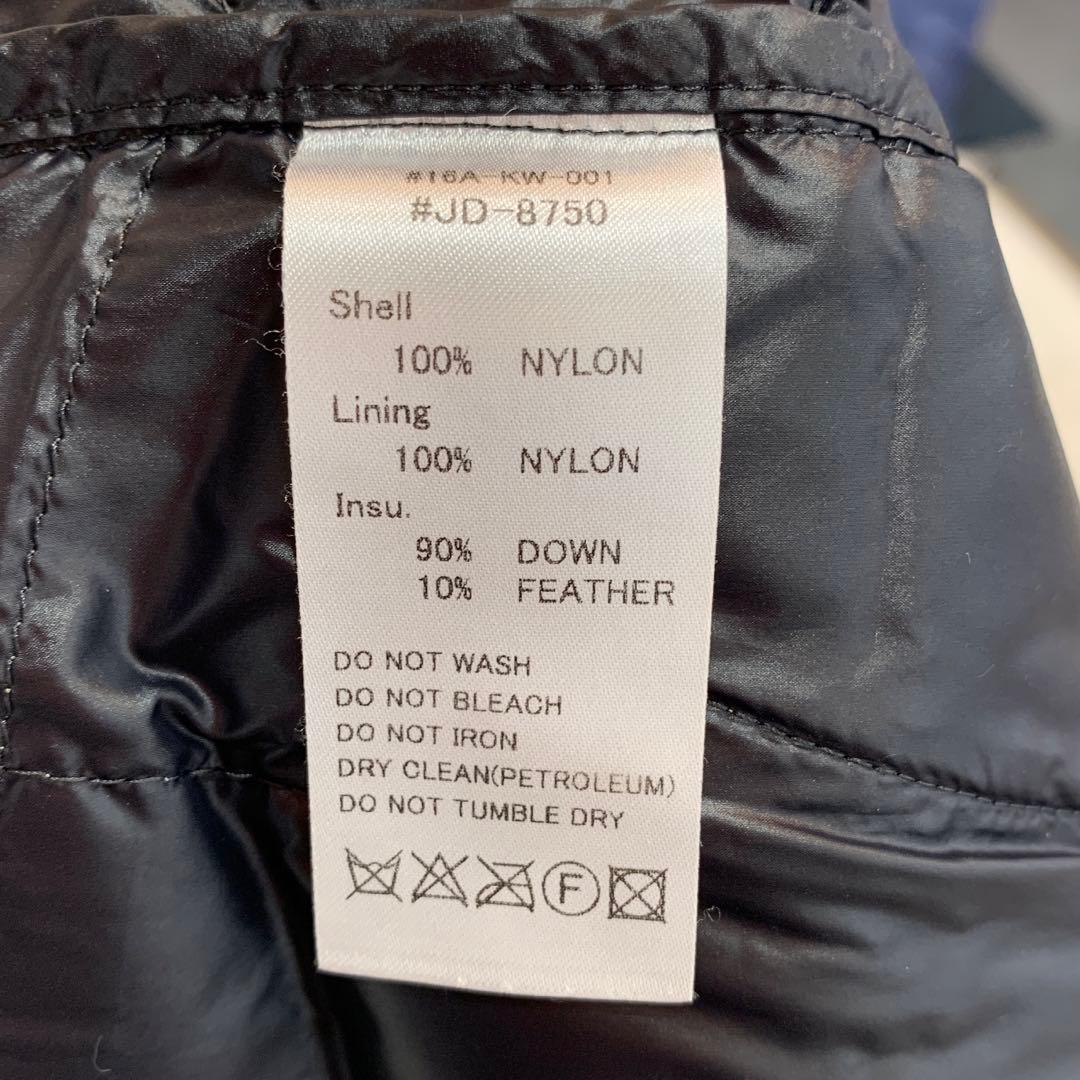 ☆ほぼ未使用☆DANTON ダウンベスト グレー size34 ライトダウン