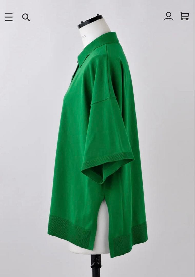 【新品タグ付き】någonstans knit polo pullover