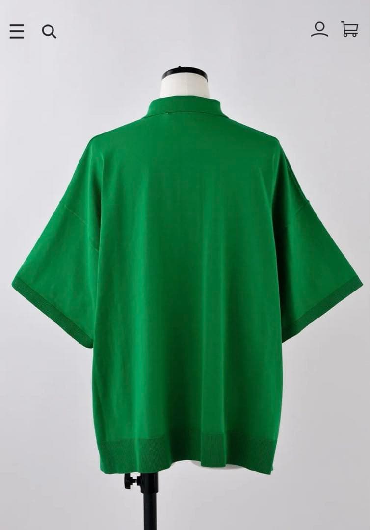 【新品タグ付き】någonstans knit polo pullover