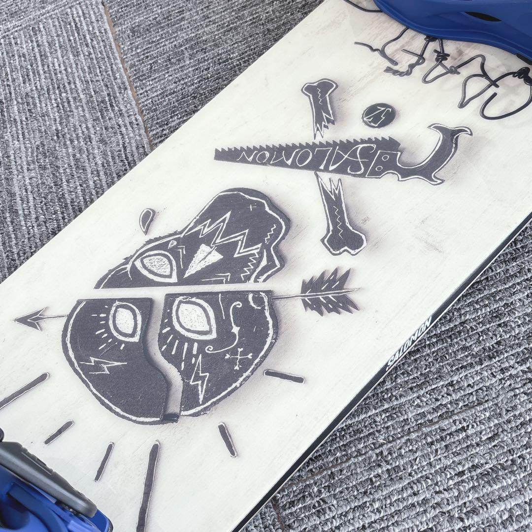 77美品❗️超豪華❗️サロモン×UNION メンズスノーボードセット★152cm