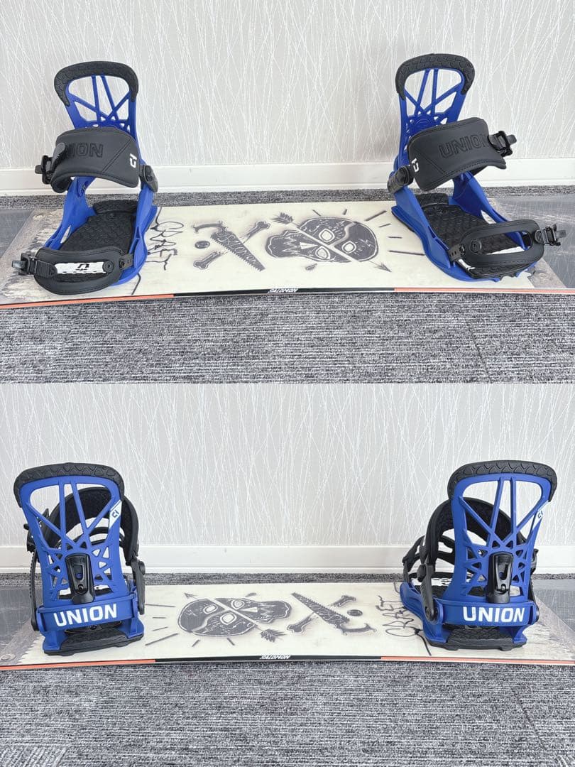 77美品❗️超豪華❗️サロモン×UNION メンズスノーボードセット★152cm