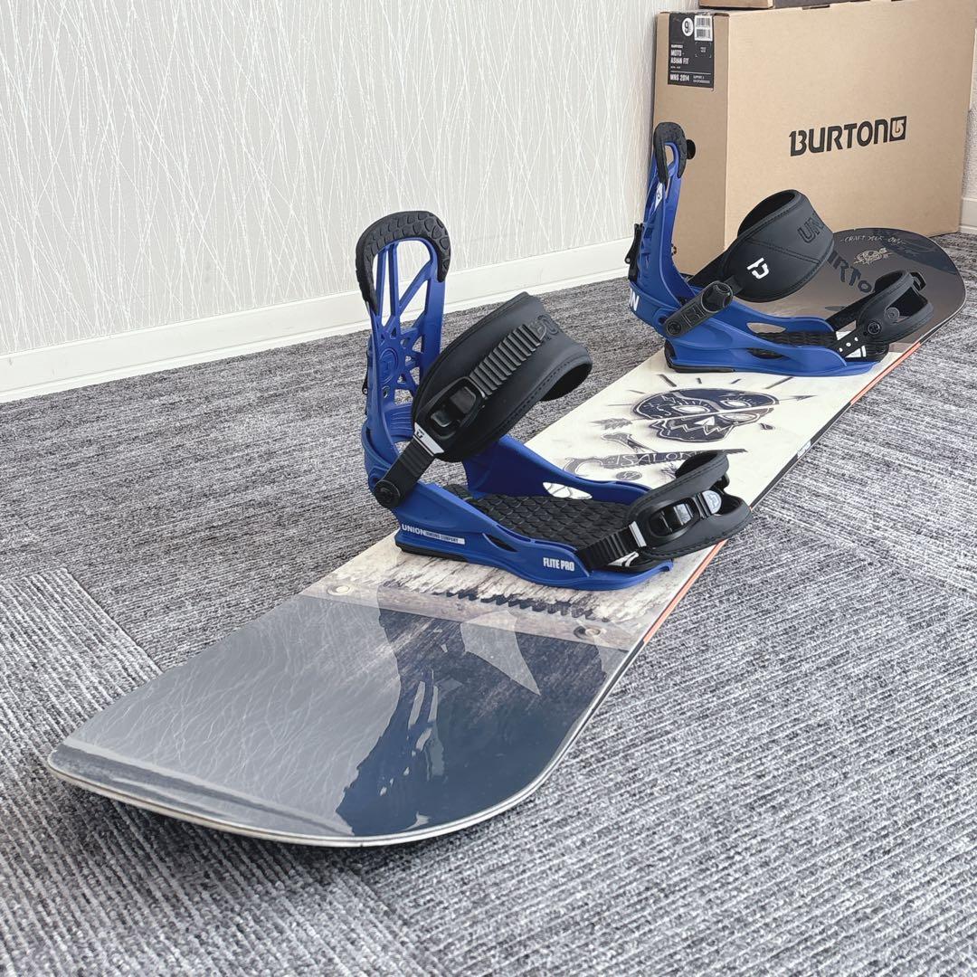 77美品❗️超豪華❗️サロモン×UNION メンズスノーボードセット★152cm