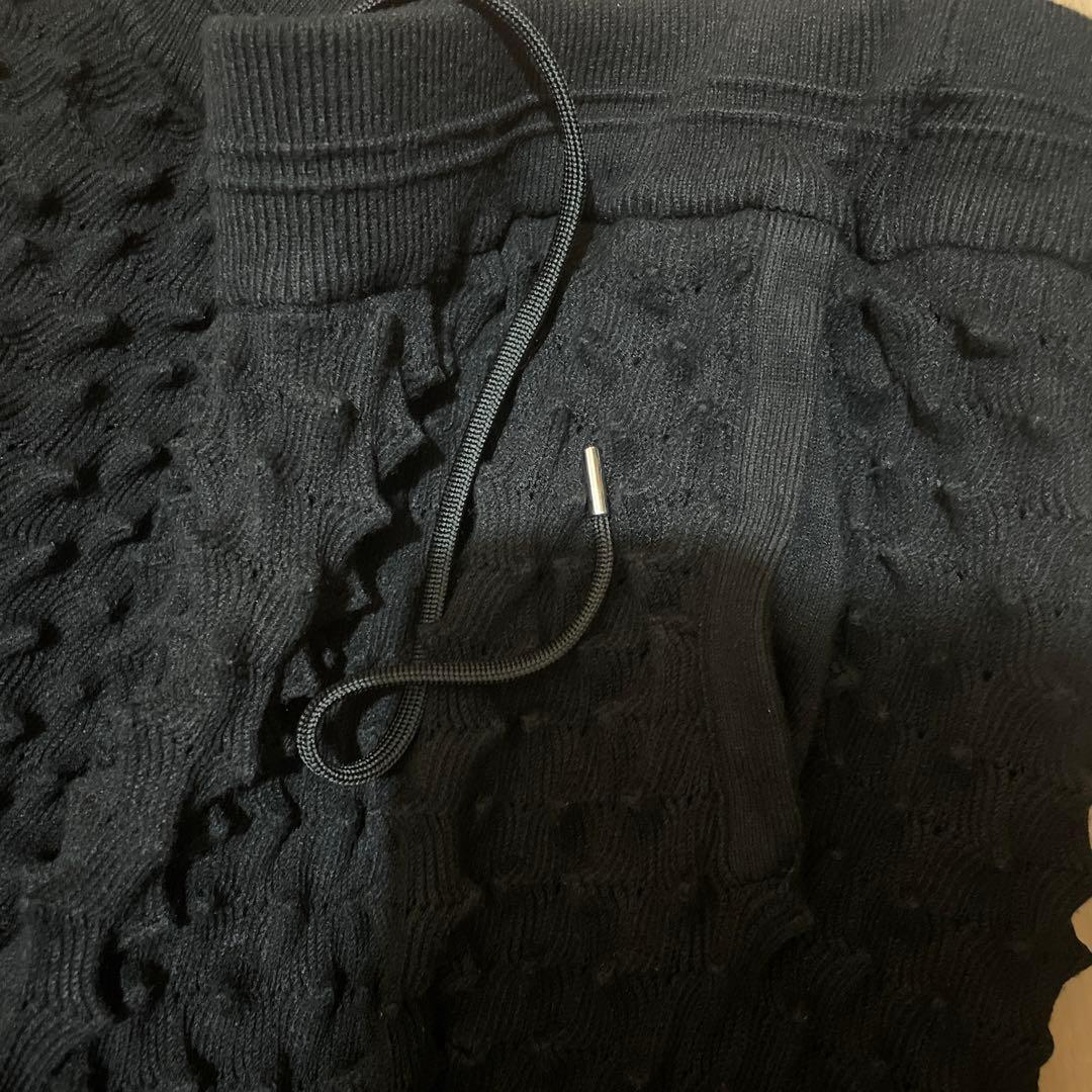 《ユニセックスアイテムMAISON SPECIALトゲトゲニットストレートパンツ