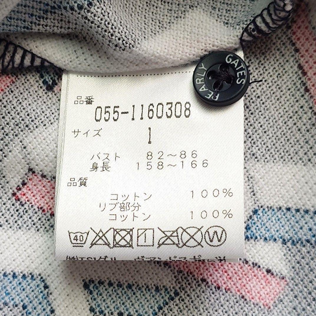 新品/タグ付き パーリーゲイツ 半袖 ポロシャツ 速乾 刺繍ワッペン PGロゴ