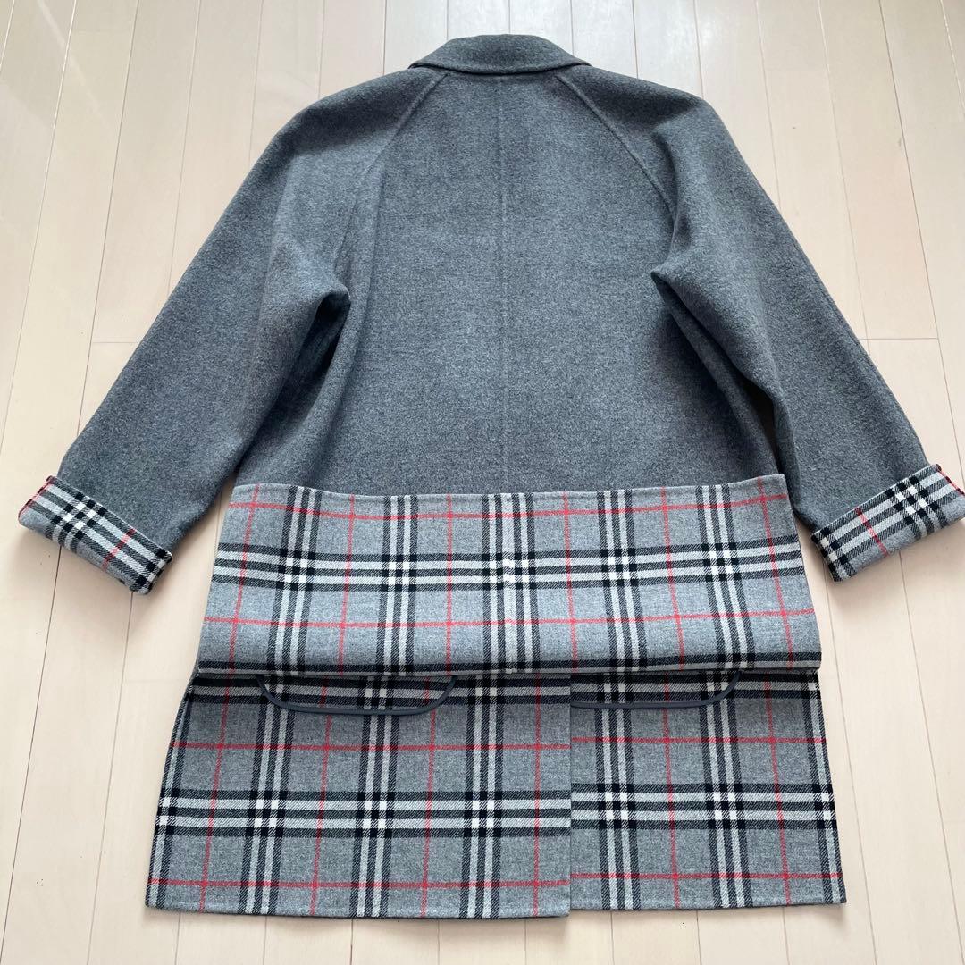 Burberrys チェスターコート ダブルフェイス カシミヤ混 チェック