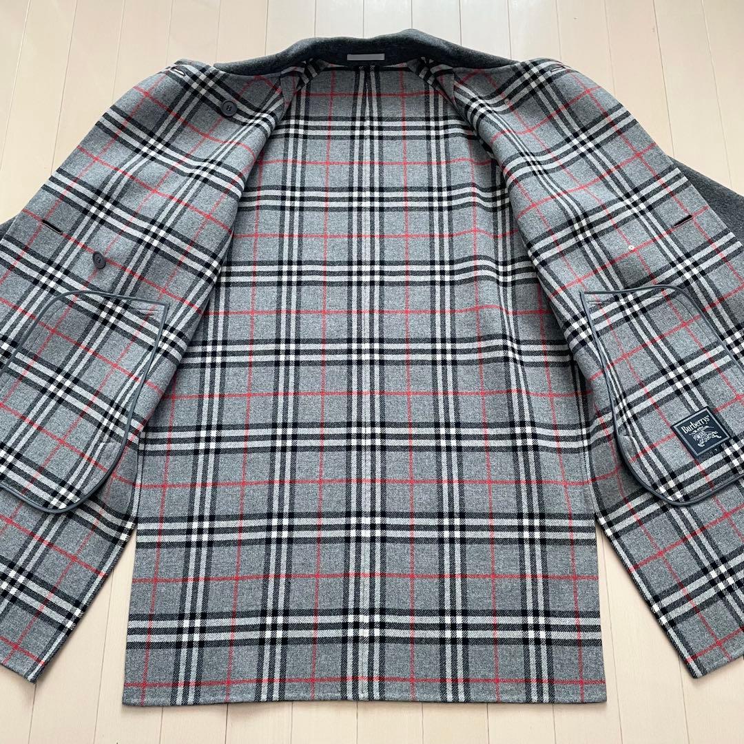 Burberrys チェスターコート ダブルフェイス カシミヤ混 チェック
