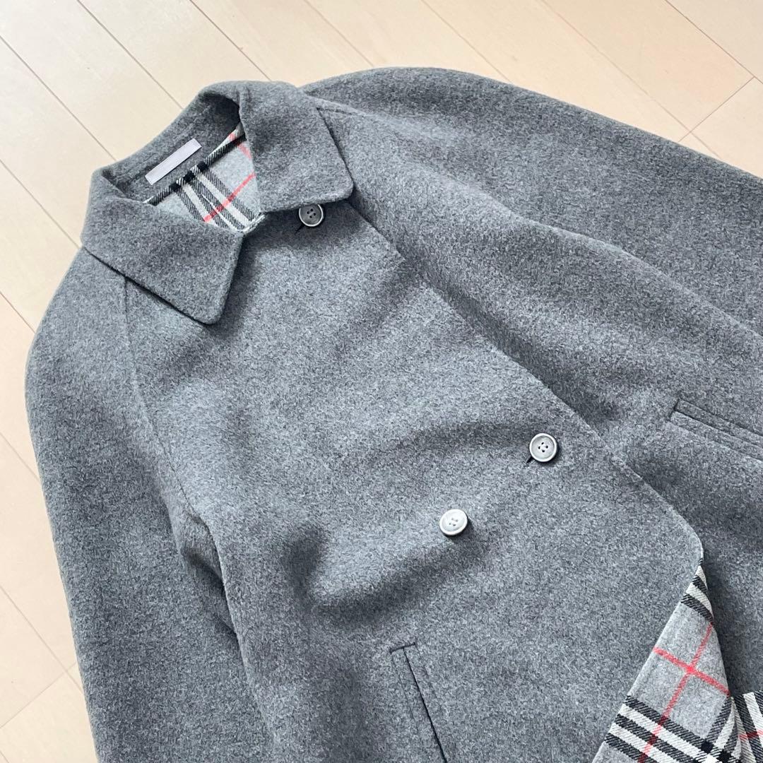 Burberrys チェスターコート ダブルフェイス カシミヤ混 チェック