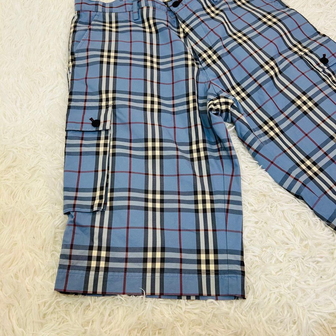 美品！ BURBERRY バーバリー ノバチェック ショートパンツ カーゴ 85