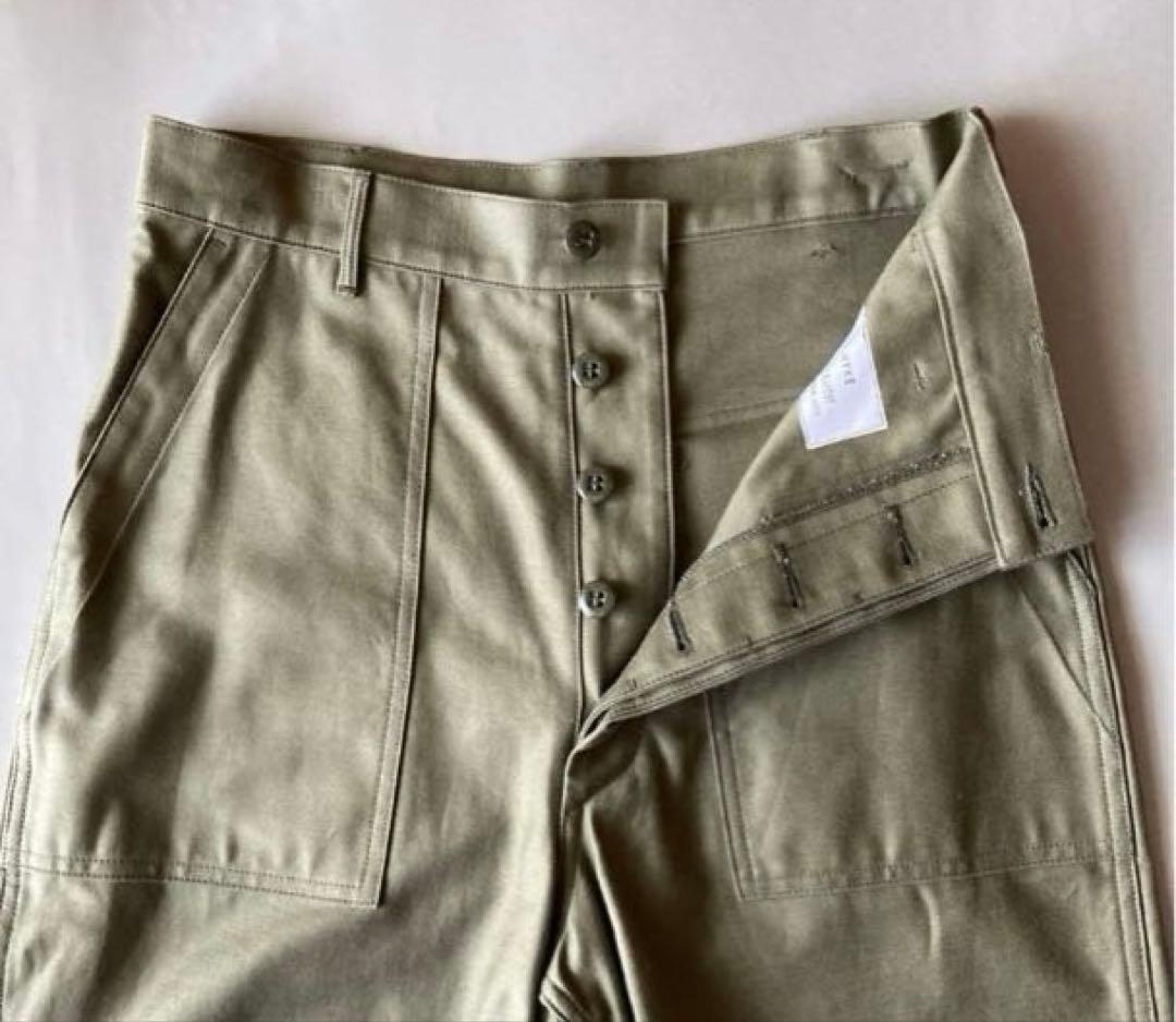 HYKE BACKSATIN BAKERPANTS サイズ：XL