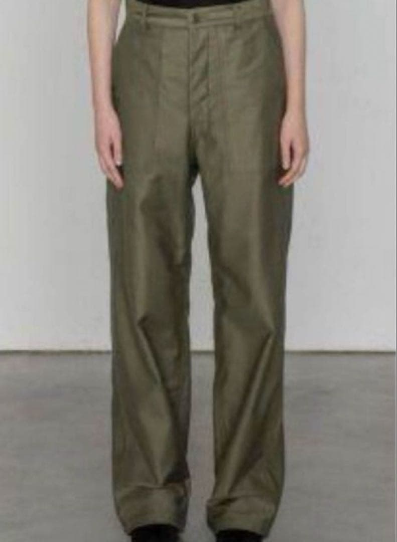 HYKE BACKSATIN BAKERPANTS サイズ：XL