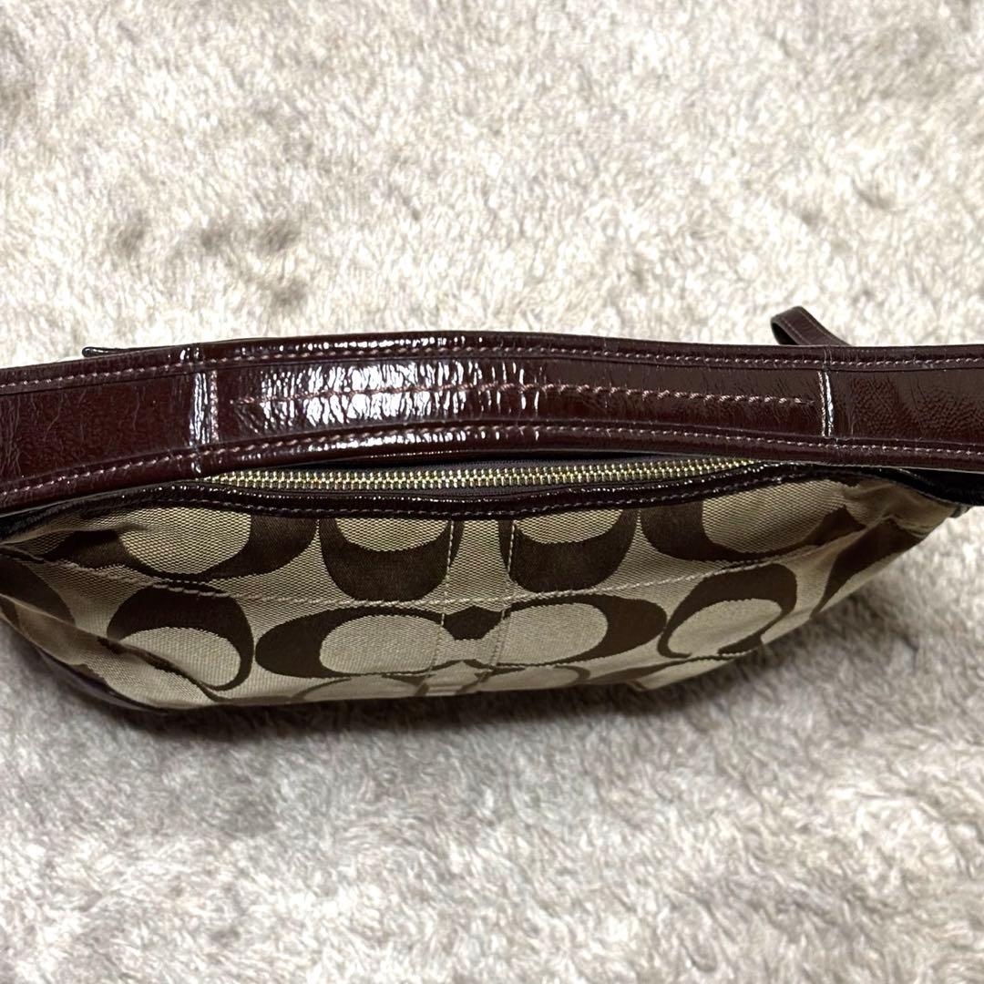 COACH コーチ　ワンショルダー　ショルダーバッグ　シグネチャー キャンバス