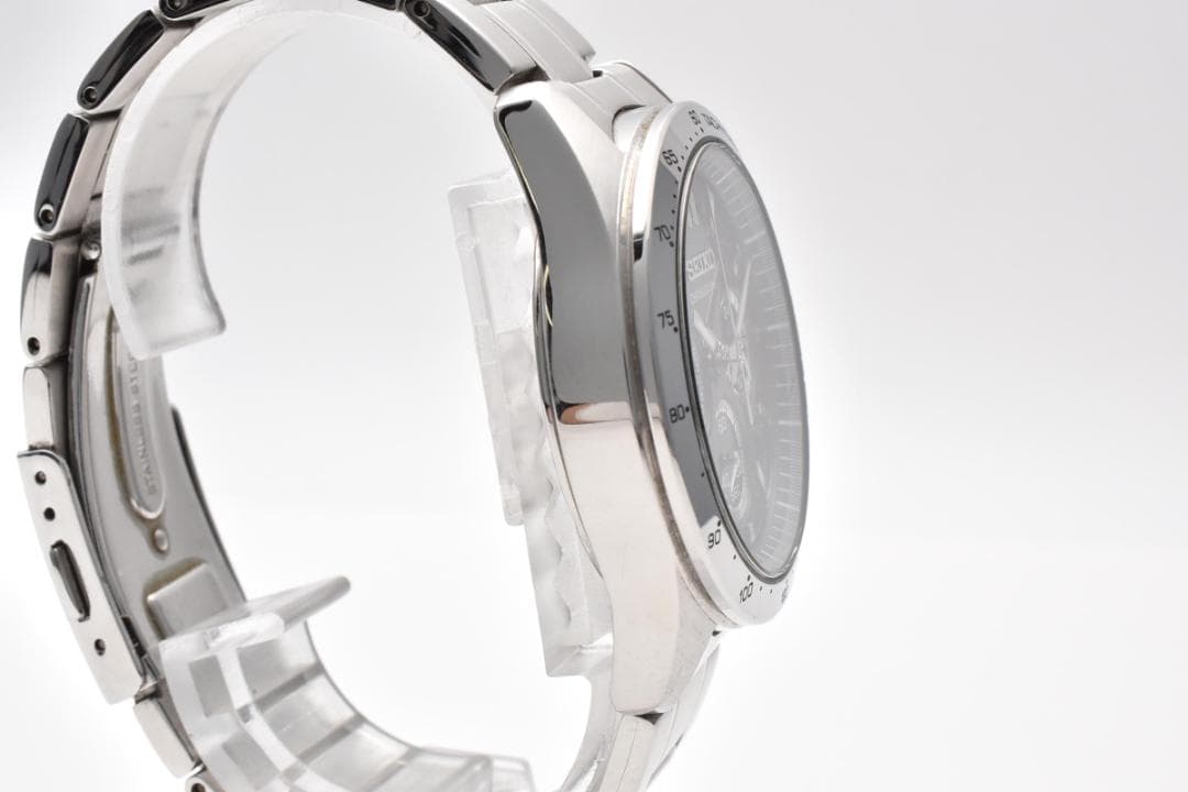 SEIKO クロノグラフ ブラック