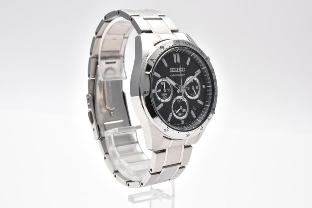 SEIKO クロノグラフ ブラック