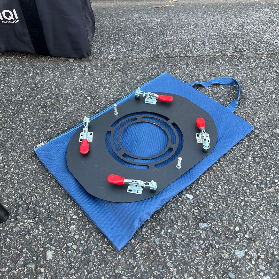 SENQI 薪ストーブ 冬キャンプ アウトドア 煙突カード付