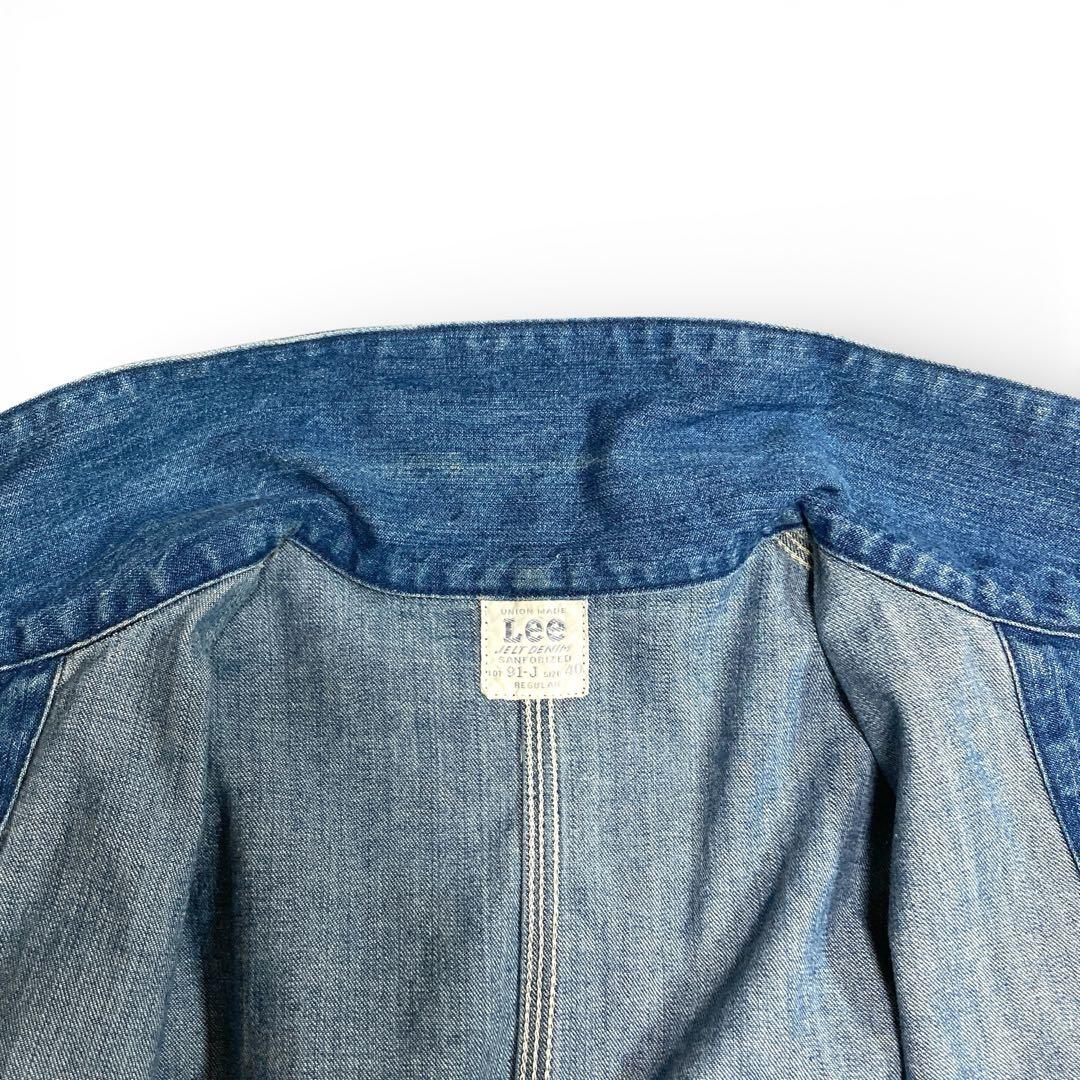 【美品】Lee 91-J 加工 デニムカバーオール ロコジャケット サイズ40