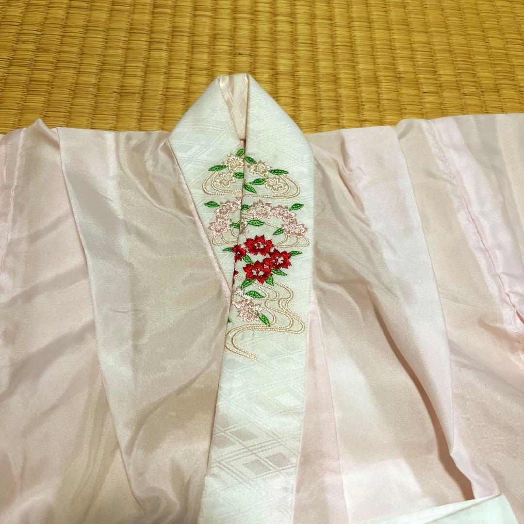 七五三 3歳　着物セット ピンク 花柄　花ひめ