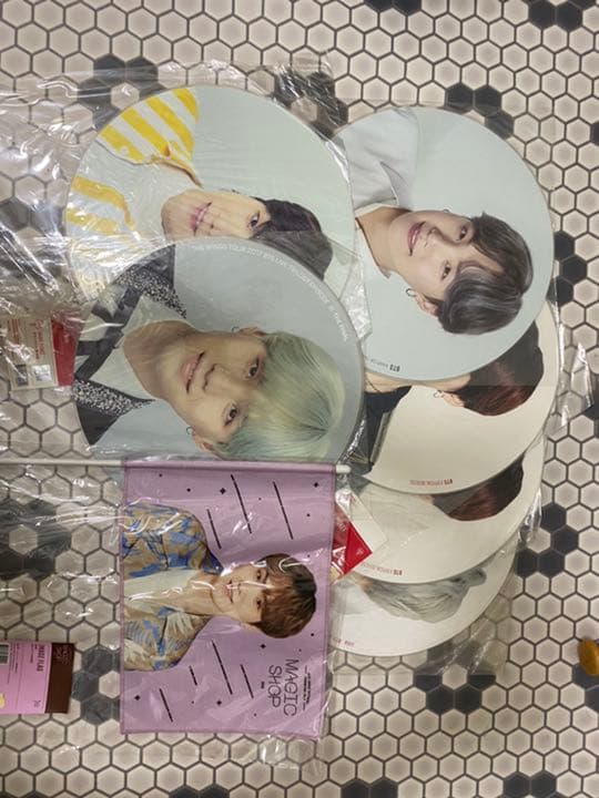 お値下げ中！BTS うちわ プレフォト スローガン