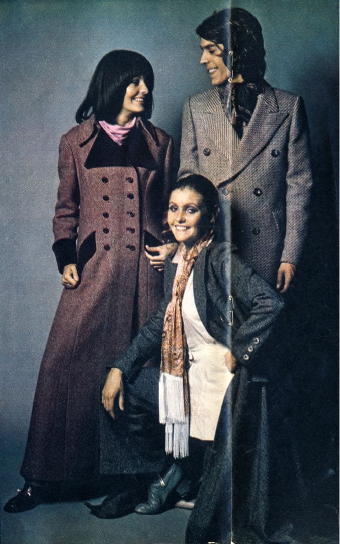 60s ELGEE London Vintage Tweed Coat 英国製