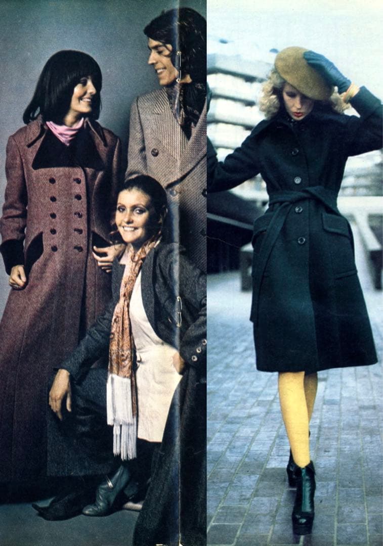 60s ELGEE London Vintage Tweed Coat 英国製