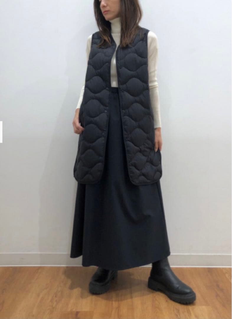 UNIQLO ウルトラライトダウン ロングベスト 黒 3XL BLACK