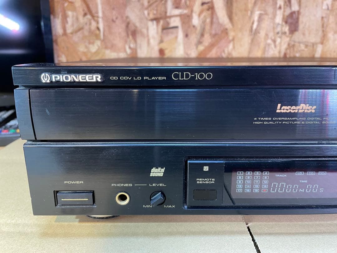 【動作確認済】Pioneer レーザーディスクプレーヤー CLD-100