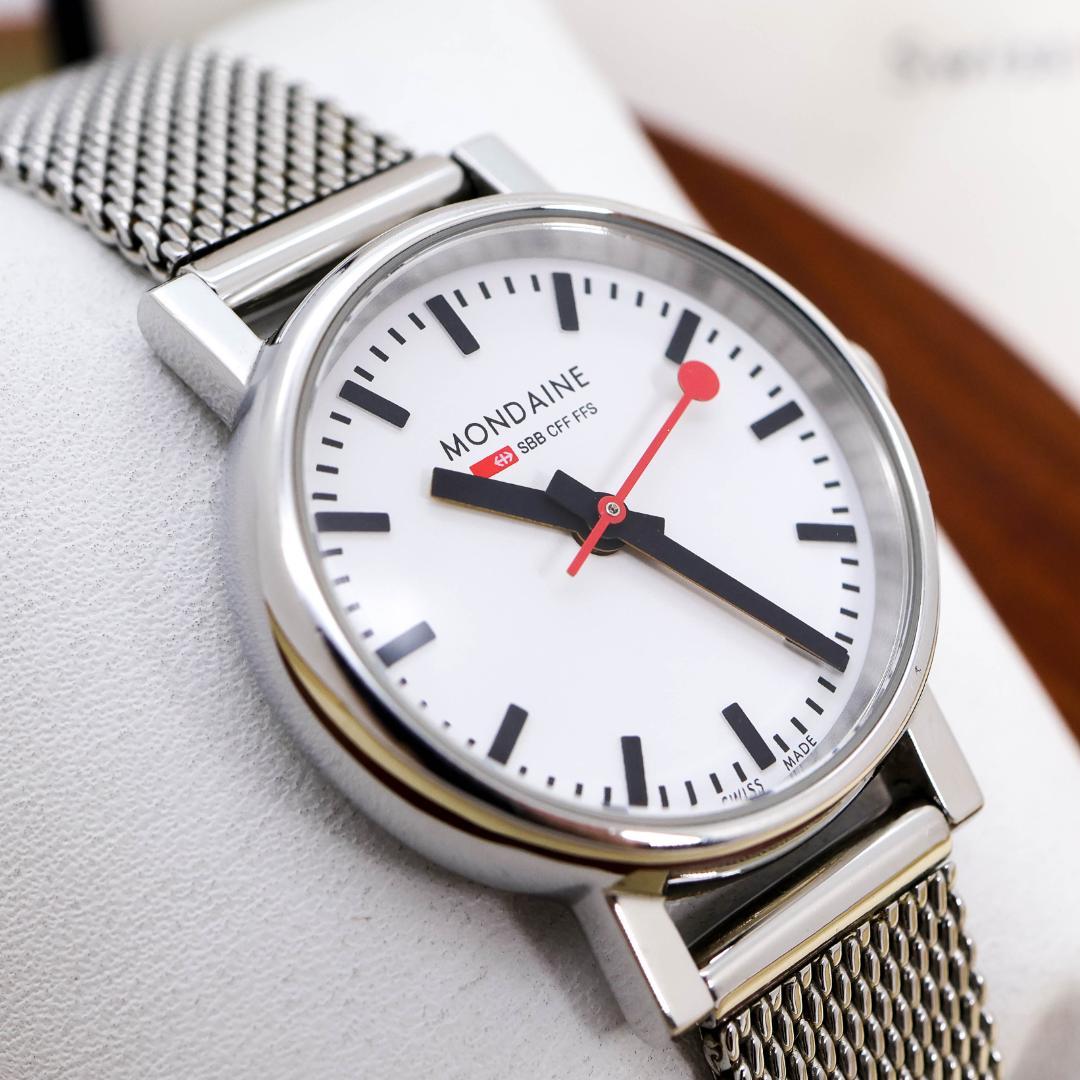 専用 MONDAINE 腕時計 エヴォ 25mm メッシュブレス 外箱 1993