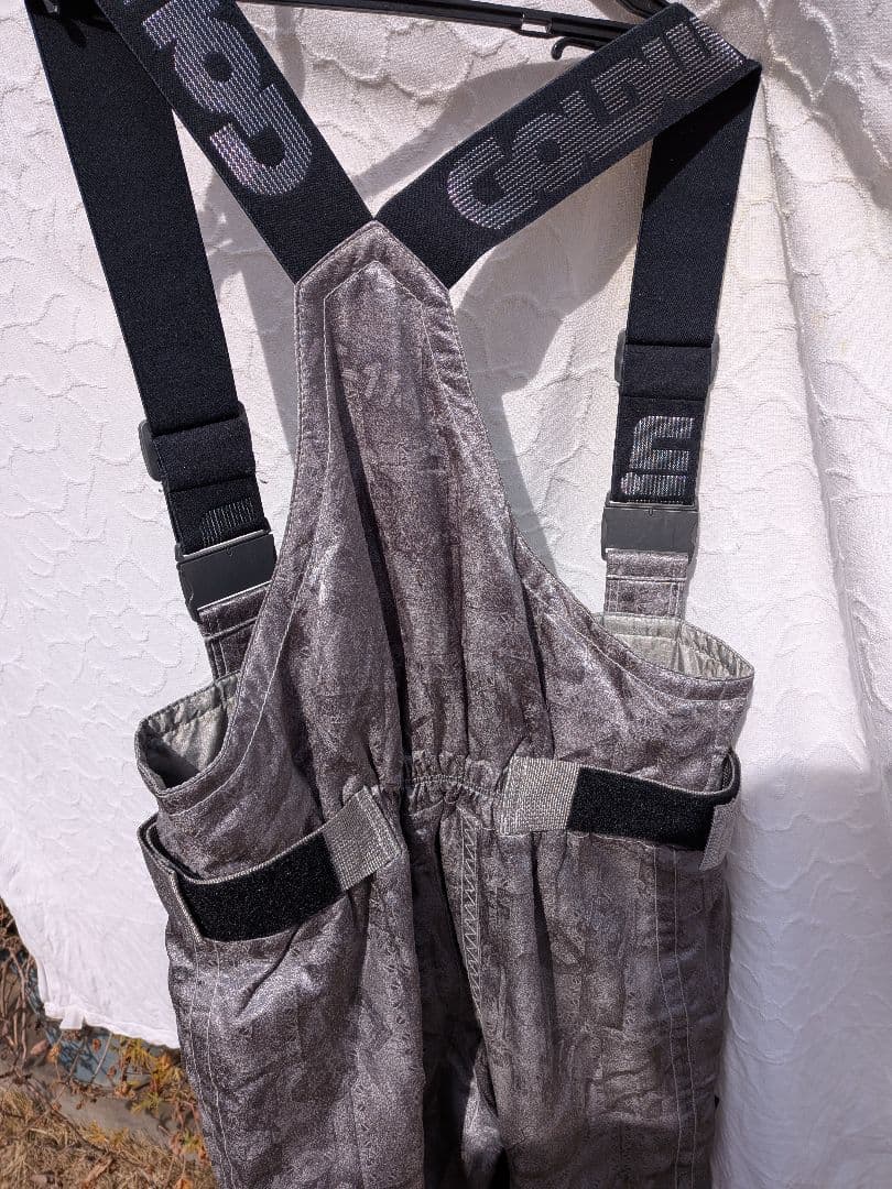 【希少】【レトロ】GOLDWIN スキーウェア シルバー　上下