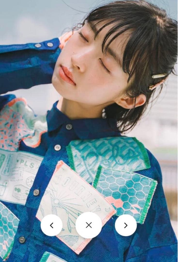 POLS ポルス　Souvenir シャツワンピース　ネイビー