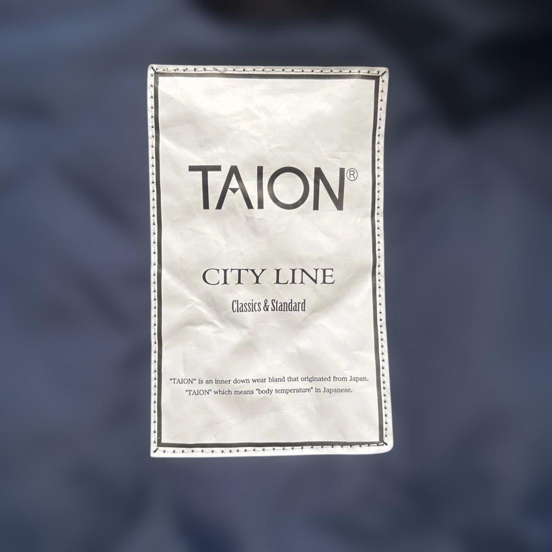 SHIPS any別注 TAION キルティングコート ブラック ロングコート