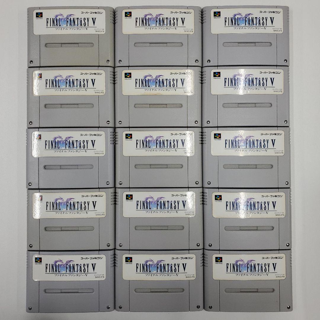 No.2015　SFC　ファイナルファンタジーⅤ　同ソフト49本まとめ売り
