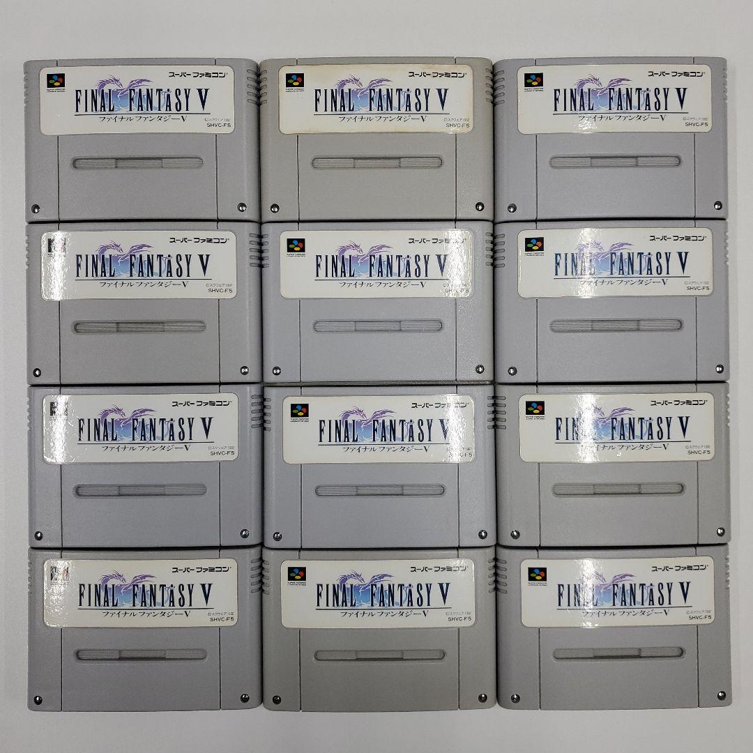 No.2015　SFC　ファイナルファンタジーⅤ　同ソフト49本まとめ売り
