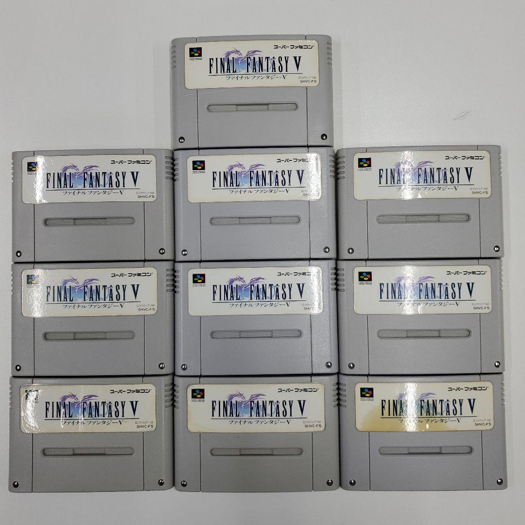 No.2015　SFC　ファイナルファンタジーⅤ　同ソフト49本まとめ売り