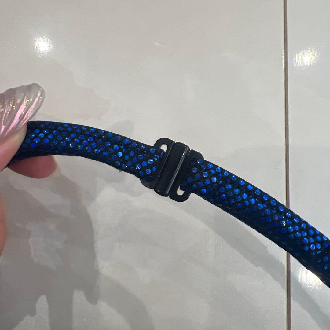 jbbf コンテストビキニ　ブルー　スワロフスキー