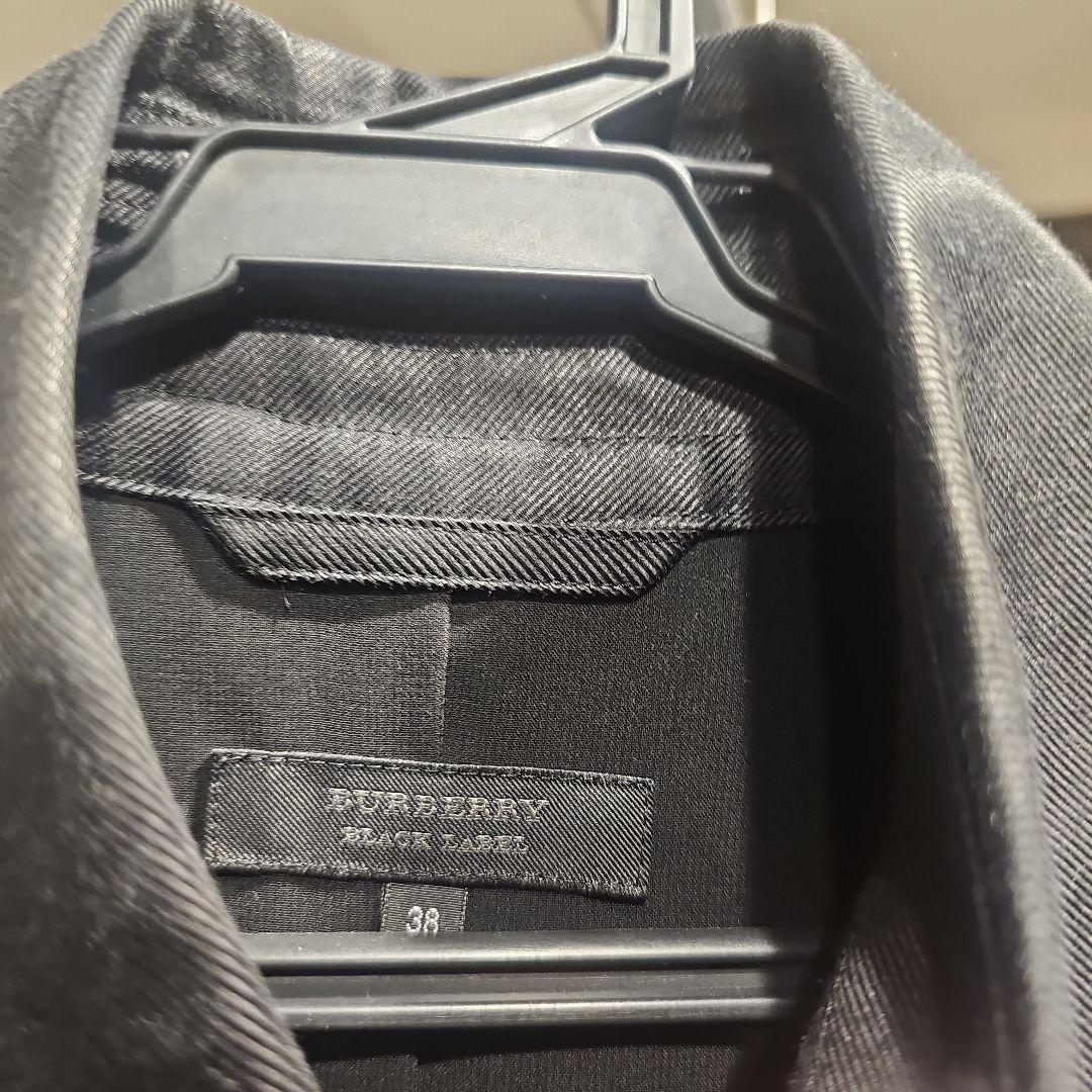 BURBERRY ブラック トレンチコート 38