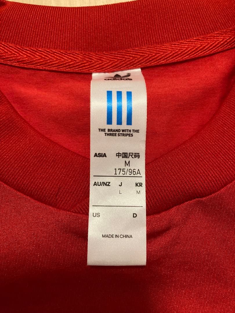 adidasoriginals AJAX アヤックス 長袖シャツ M 赤/白