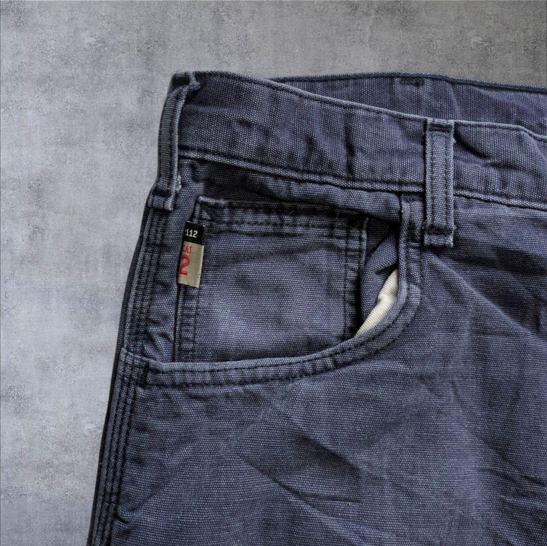 Carhartt FRワークパンツ グッドフェード 茄子紺 W40