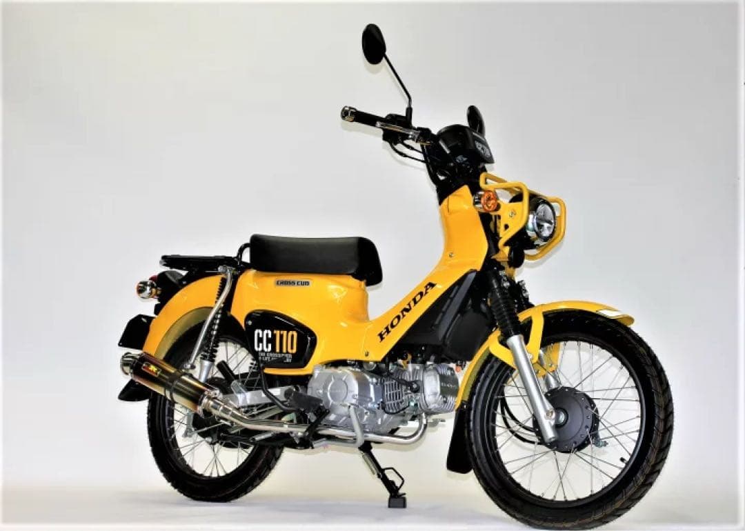 専用Realize ホンダ クロスカブ110 エンプレス Ti ダウン　マフラー