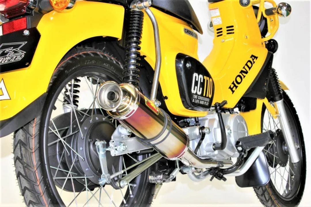 専用Realize ホンダ クロスカブ110 エンプレス Ti ダウン　マフラー