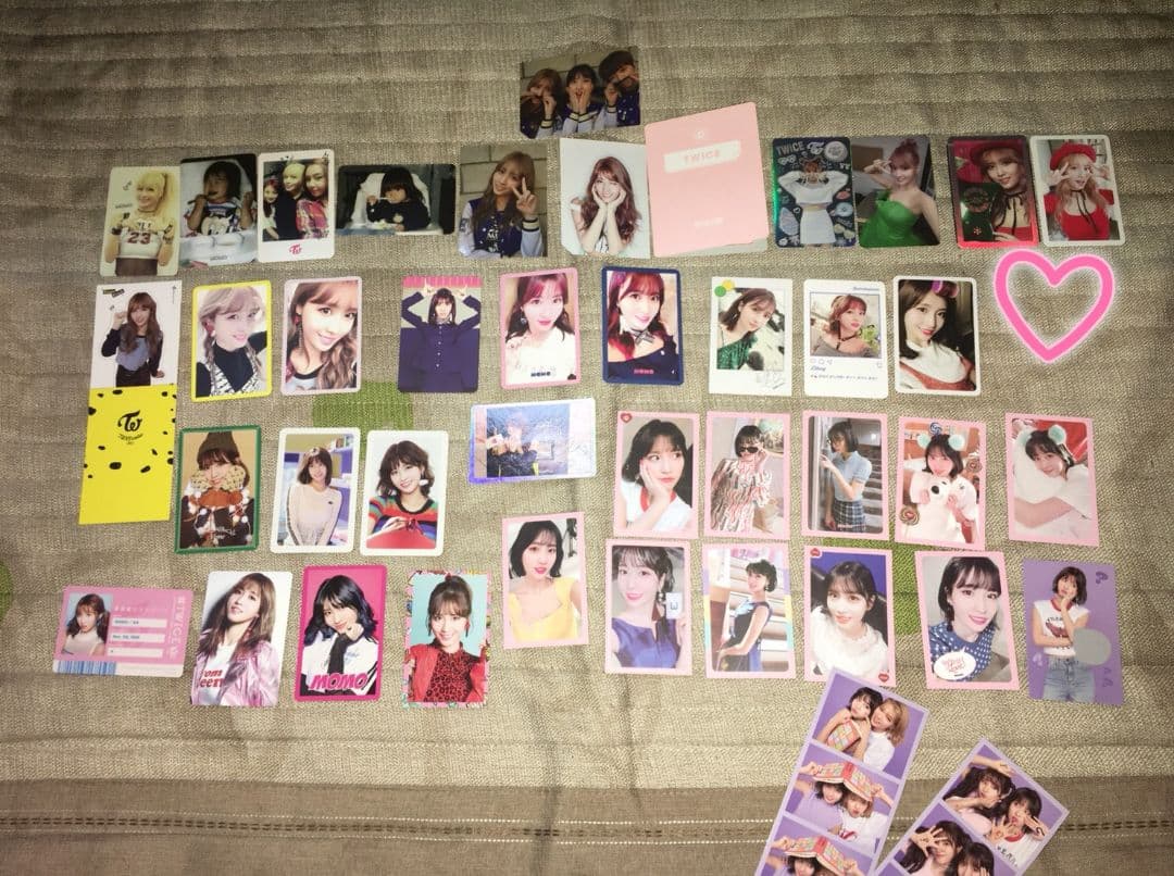 twice モモ トレカ セット
