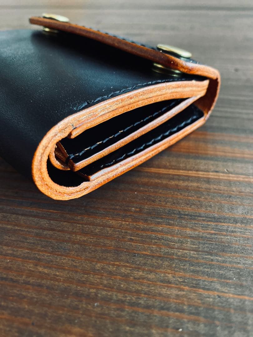 【栃木レザー】ショートトラッカーウォレットTS03-63