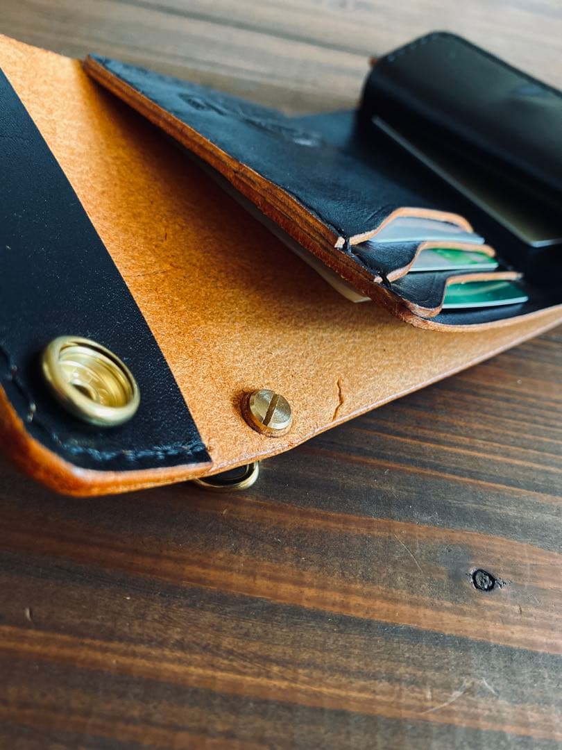 【栃木レザー】ショートトラッカーウォレットTS03-63